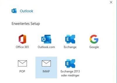 Synology IMAP Konto